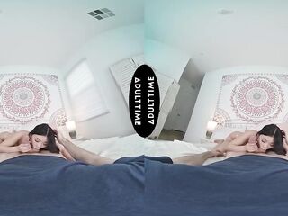 UP CLOSE VR - Lulu Chu Lacy Underware Date Talk Leads To Close Up Hard POV Interracial Bang