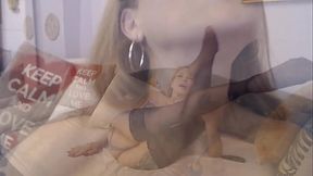 I Love Putting on These Black Stockings You Bought for Me
