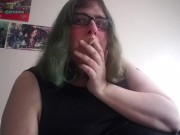 Let's Go To The Pall Mall! Smoking Fetish Goth Transgender