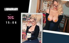 Librarian JOI. Double Cumshots, Tasks, Instructions