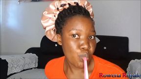 Playing Toothbrush in my Snatch and Ass and Licking it (full video)