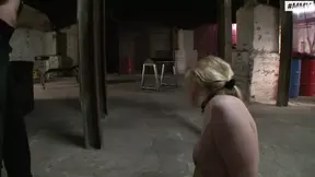Blonde BDSM slave girl - German BDSM deepthroat