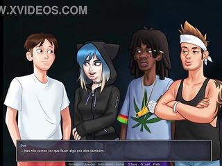 2D Porn Game, Summertime Saga episode 101 - Prof shaking his ass on my lap
