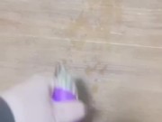 ⭐︎バイブでオナニー。ぴゅっぴゅハメ潮