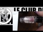 Branle avec fleshlight Quickshot ventouse sous le bureau (Clubdesbranleurs)