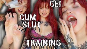Your Cum Slut Training Starts NOW! - CEI - Ginger Rae
