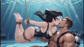 Underwater Fetish Fantasies #10B: Bound Breathless Ecstasy (Animated)