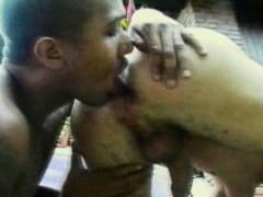 Sexy twinks Gabriel And Antonio licking their ass cracks