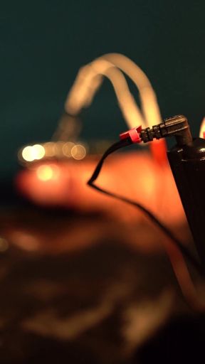 Edging in a Vacuumbed with Electro, Toys Combined with Some Hand Deepthoating and Loads of Spit.