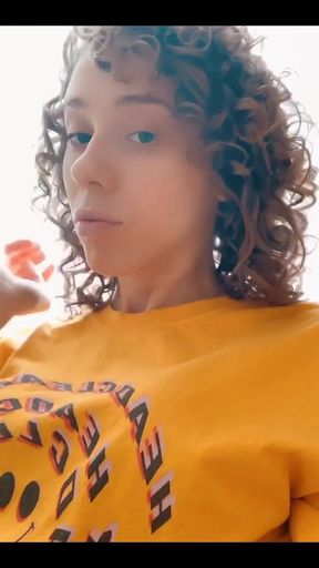 End Result of the Treatment I Did on My Hair. My Curls Are Much More Relaxed. Not Sure How I Feel About Them Honestly It's a Big