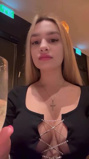 Cuckolded wife shares her big boobs with a lucky teen