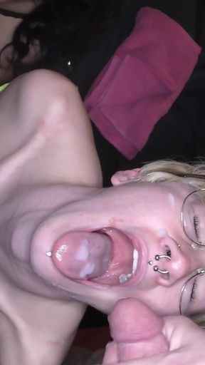 Three Wild Sluts From the UK Getting Their Presents