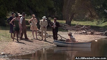 AdultMemberZone - Bobbi Starr, Dylan Ryder, Julia Ann And Natasha Marley Outdoor Orgy