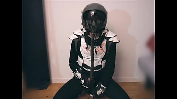 Fighter pilot with armor