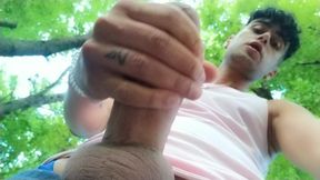Horny Cumshot on My Way Home