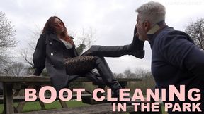 LADY SCARLET - BOOT CLEANING IN THE PARK hd