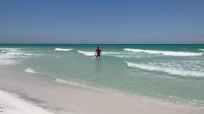 Refreshing Beach Skinny Dip