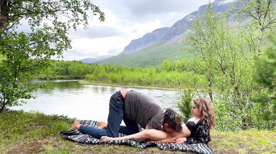 We followed the river and it led us to this Swedish couple deep in the woods