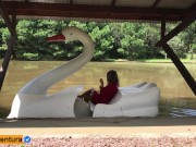Yummy anal at the country hotel lake. Real Amateur