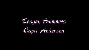 teagan summers seduces capri anderson in steamy lesbian sex