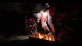 Using My Pussy at the Camp! Trying to Get Caught!