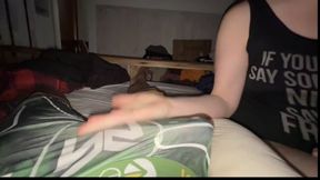 Ballbusting The Biker Shorts Boner Boy