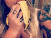 Millie Stylez Deepthroats Banana