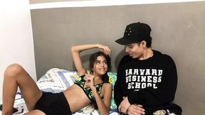 'Fucked Indian stepsister begs for debut blowie'