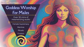 Goddess Worship for Males: 30+ minutes of binaural audio mantras, rituals, submissive training, financial domination from OctoGoddess 720 mp4 Version