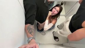 Elevator Fuck with My Girlfriend Caught by Neighbor
