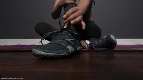 Sweaty Sock Session - Star Nine Smelly Socks Jerk Off Instruction From Blonde Goddess