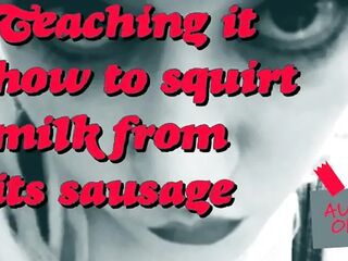 Teaching the Pig How to Squirt Milk From Its Sausage Its My Voice Pitchshifted