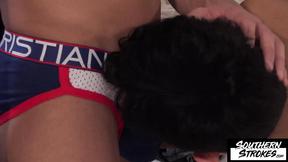 ”SOUTHERNSTROKES Bottom Bruno Pattel Rides Felix Harris Cock”