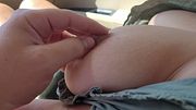 Sexy Girl in Sundress No Bra lets Me grab Her Big Tits in the Car