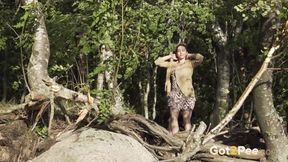 Forest Pissing Without Panties by Got 2 Pee Where Girls Come to Piss