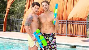 Carter Woods & Dakota Payne in Pool Play - NextDoorBuddies