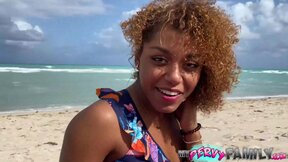 French Step Cousin Visits Miami for Hard Shaft
