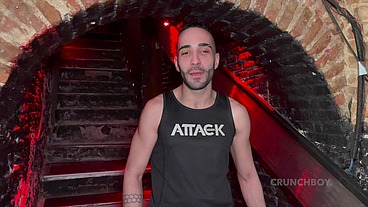 4099 young staigt fucked by is friend in leather