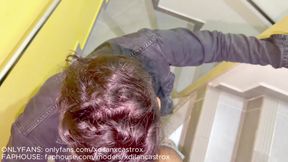 Cruising with Twink From the Building Who Loves to Suck Cock