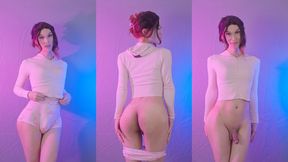 Big Bulge Girl Hot Cumshot