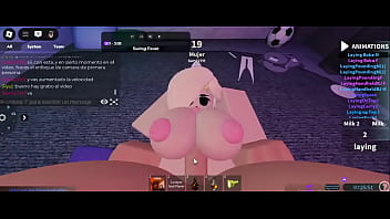 Rosalina va a un cuarto mientras goku la coje
