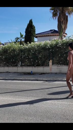 The Moment When I Must Cross the Main Road to Get Back Home Naked!