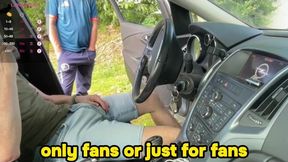 Gay cruising spot destroyed by a fat dick cuming outside