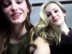 Goddess Brooke and Goddess Vikki-TWINS - Dinner time for