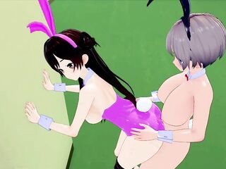 FUTANARI BUNNY HOTTY RENT-A-GIRLFRIEND CHIZURU X UZAKI-CHAN (CG MANGA)