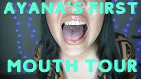 Ayana's First Mouth Teeth Tongue Tonsil Tour! Super embarrassing shy OMG