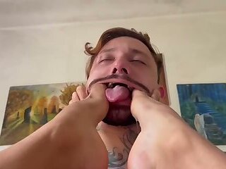 Lucas Silva Footjob & Licking