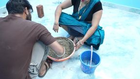 Mechanic Taught Landlady to Work, Peer Mistress Mason in Hindi Voice