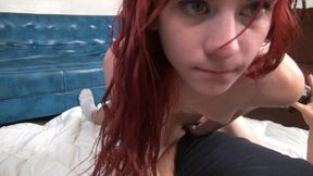 Tiny Redhead Tries Porn - 18 Years Old