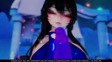 You come home from work and let your girlfriend milk you raw in VR from her big tits POV 60fps